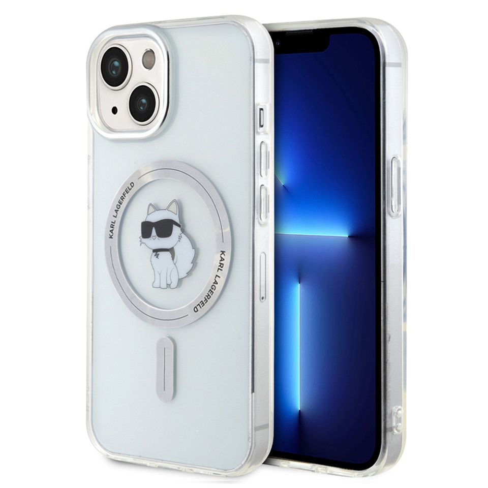 Husa pentru iPhone 15, Karl Lagerfeld, IML MagSafe, Transparenta