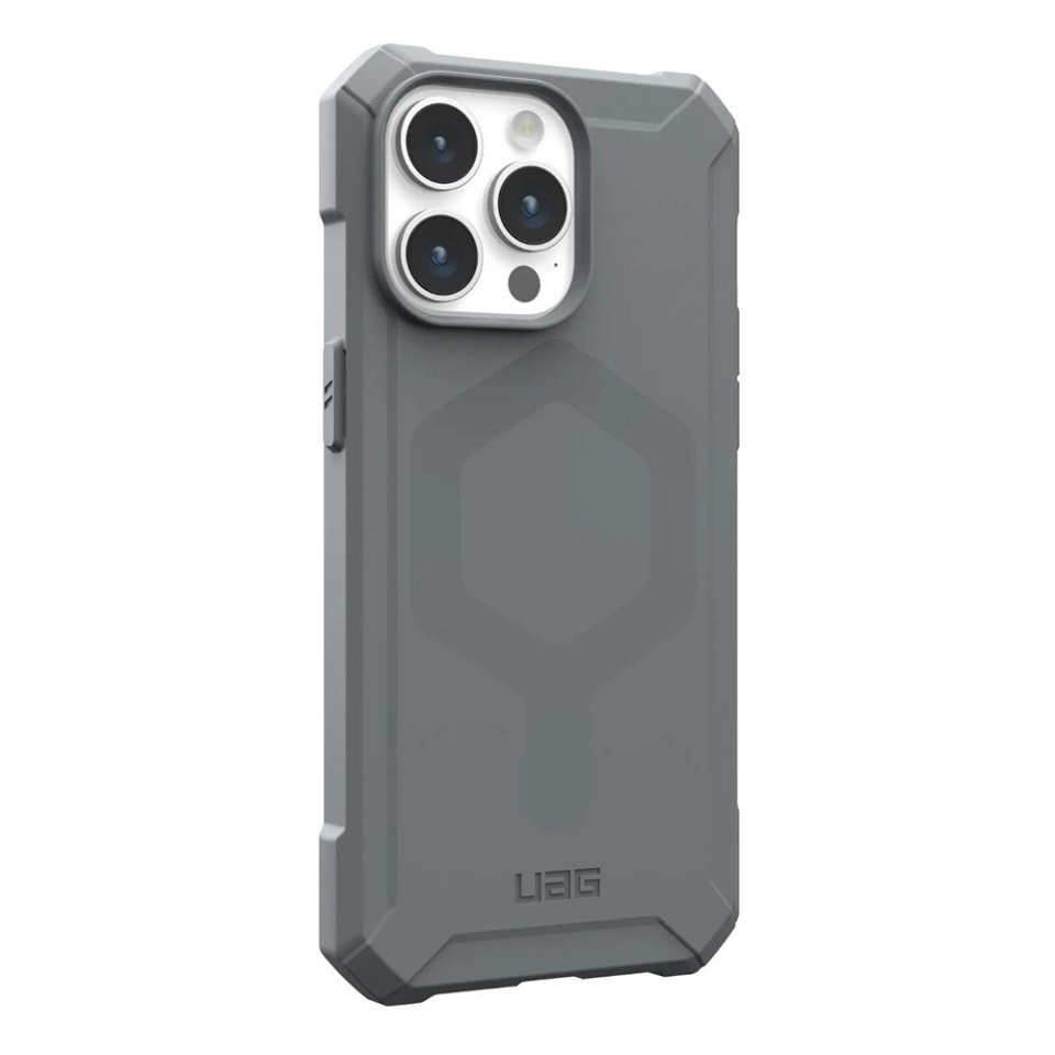 Husa pentru iPhone 15 Pro, Essential Armor MagSafe, UAG - Gri - 3 | YEO