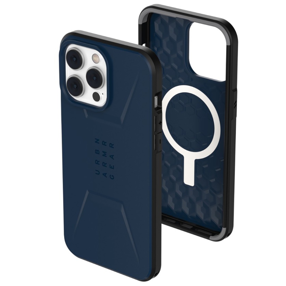 Husa pentru iPhone 15 Pro Max, Civilian Pro MagSafe, UAG - Bleumarin