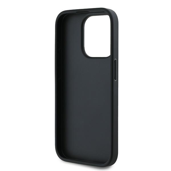 Husa pentru iPhone 15 Pro Max, Diagonal Quilted Script, Karl Lagerfeld - Negru - 3 | YEO