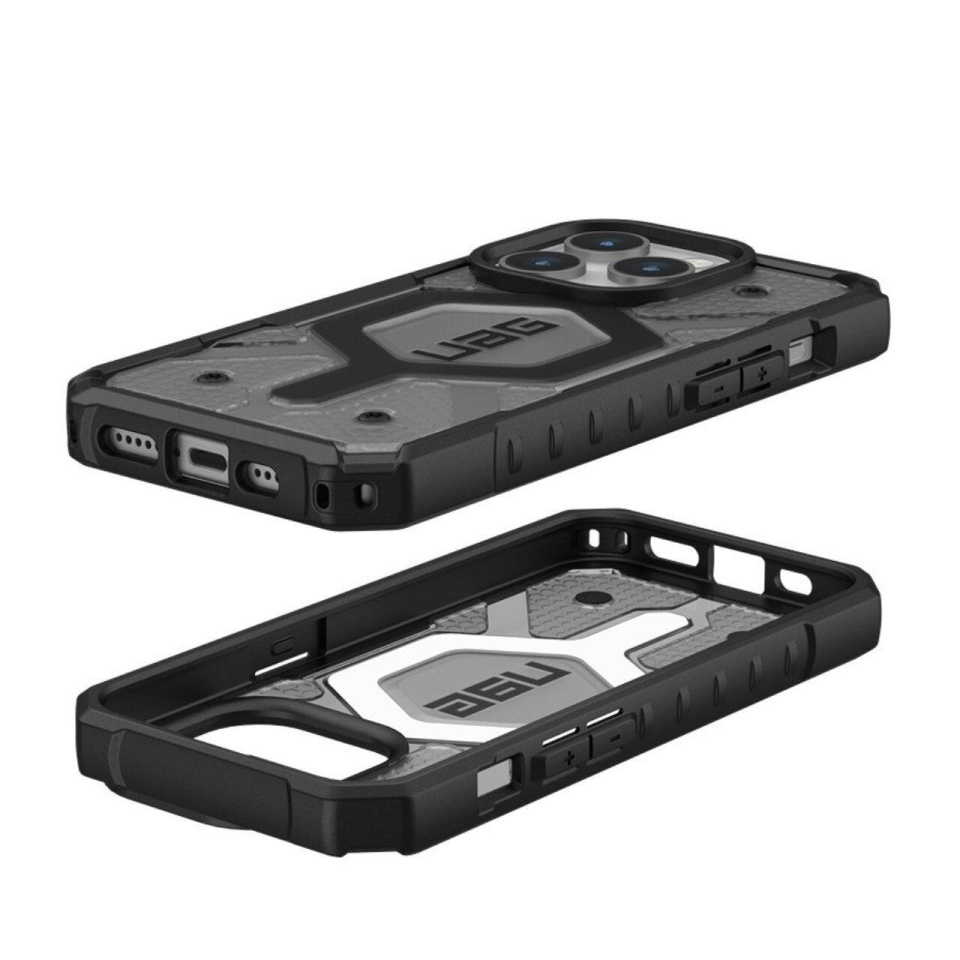Husa pentru iPhone 15 Pro Max, Pathfinder MagSafe, UAG - Argintiu - 1 | YEO
