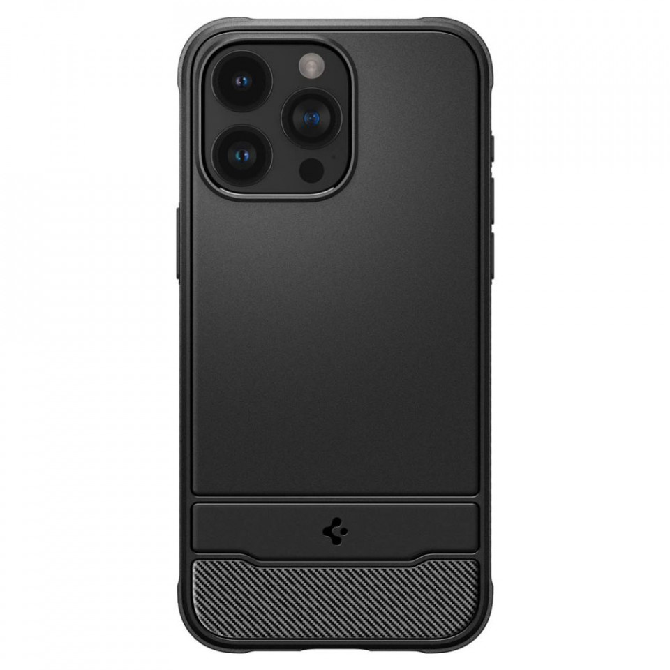 Husa pentru iPhone 15 Pro Max, Spigen Rugged Armor MagSafe - Negru - 2 | YEO