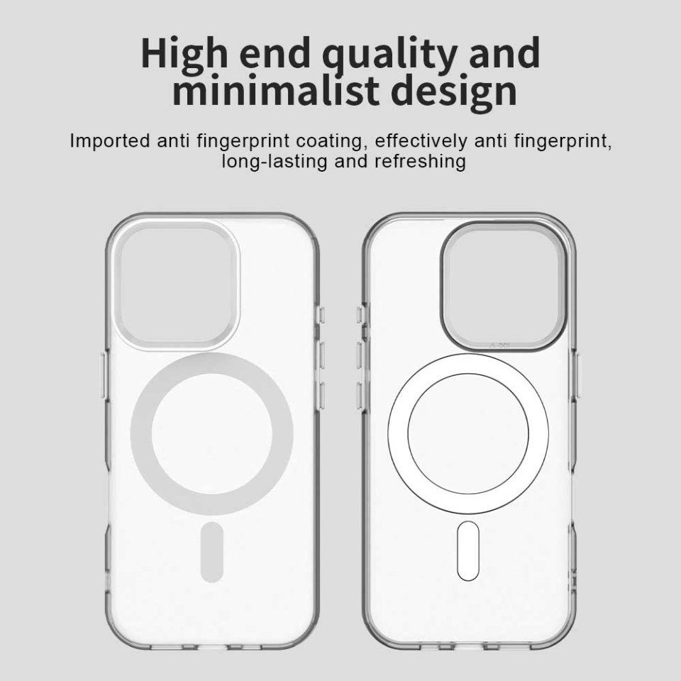 Husa pentru iPhone 15 Pro, SKYDDAR INOVATION, CandyCase, Magsafe, set cu sticker, Alb - 2 | YEO