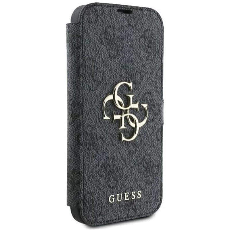 Husa pentru iPhone 16, Book, Guess - Negru - 4 | YEO