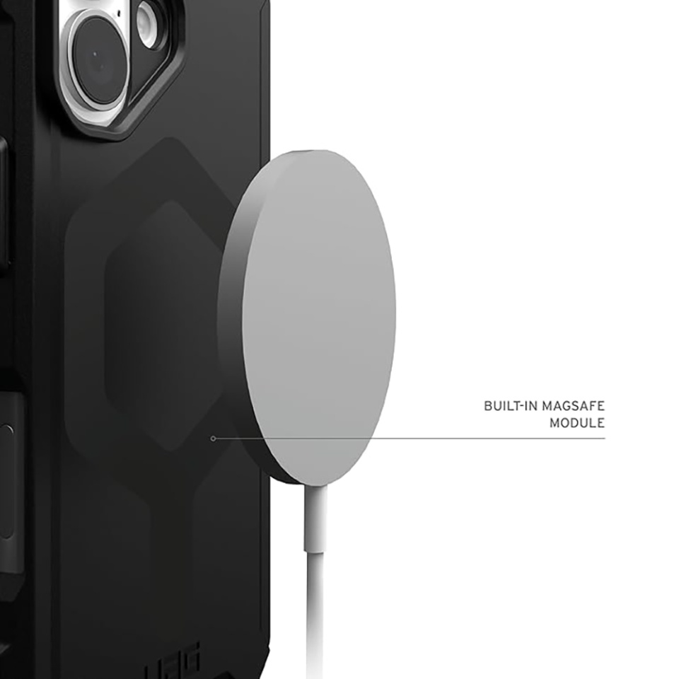 Husa pentru iPhone 16, Essential Armor MagSafe, UAG - Negru - 1 | YEO