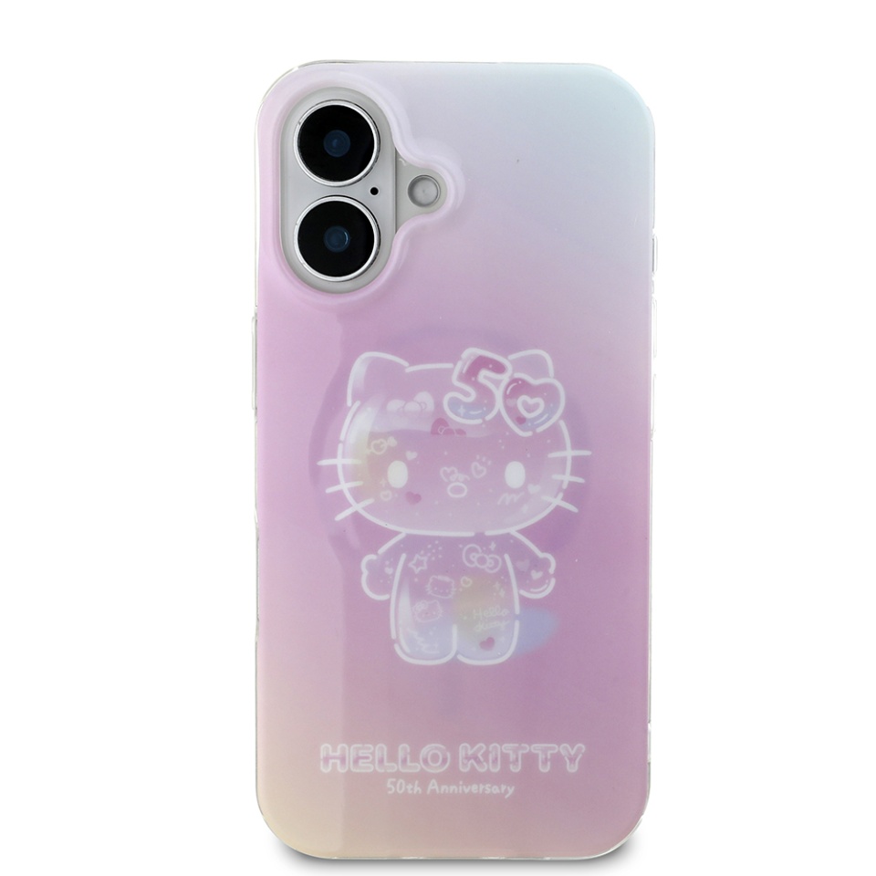 Husa pentru iPhone 16, Hardcase IML, Hello Kitty - Roz - 1 | YEO