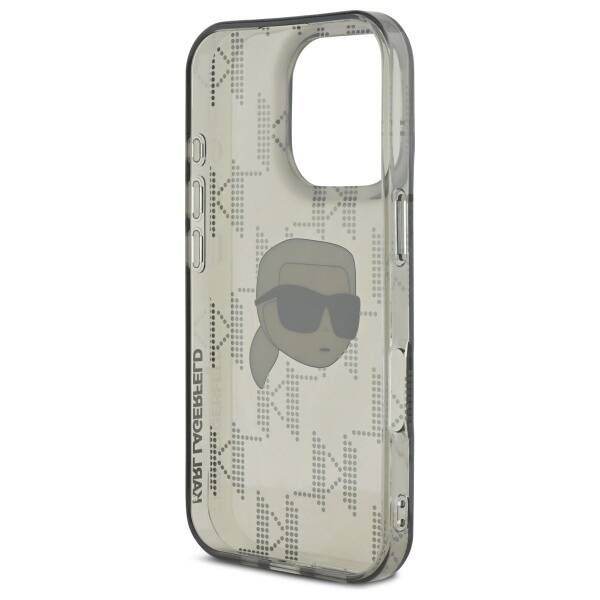 Husa pentru iPhone 16 Pro IML Luxury, Karl Lagerfeld - Negru - 3 | YEO