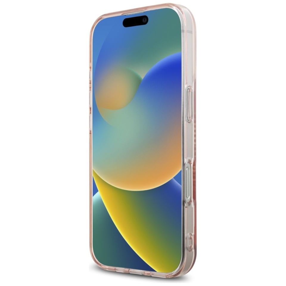 Husa pentru iPhone 16 Pro IML Rhinestones, Karl Lagerfeld - Roz - 3 | YEO