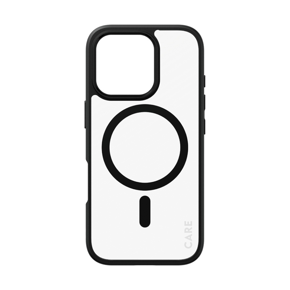 Husa pentru iPhone 16 Pro Max, PanzerGlass, CARE Flagship Urban Combat Black MagSafe, Anti-Soc 4.8m, Anti-Ingalbenire, Design Slim, Compatibila MagSafe, Transparenta - 1 | YEO