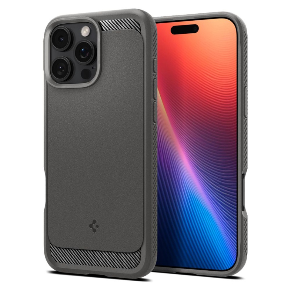 Husa pentru iPhone 16 Pro, Spigen Rugged Armor - Gri - 1 | YEO
