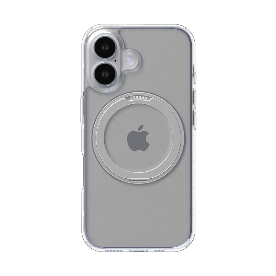 Husa pentru iPhone 16, Torras Ostand Pro MagSafe, Transparenta - 3 | YEO