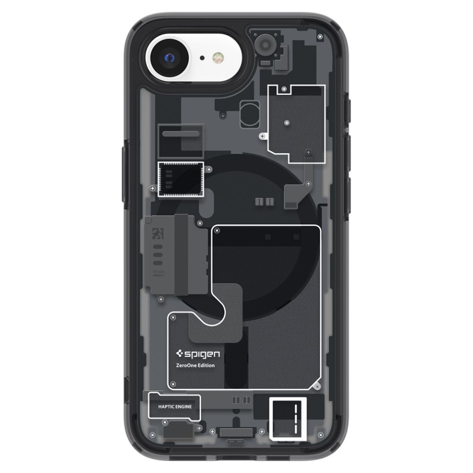Husa pentru iPhone 16e, Spigen Ultra Hybrid Zero One - Negru - 1 | YEO