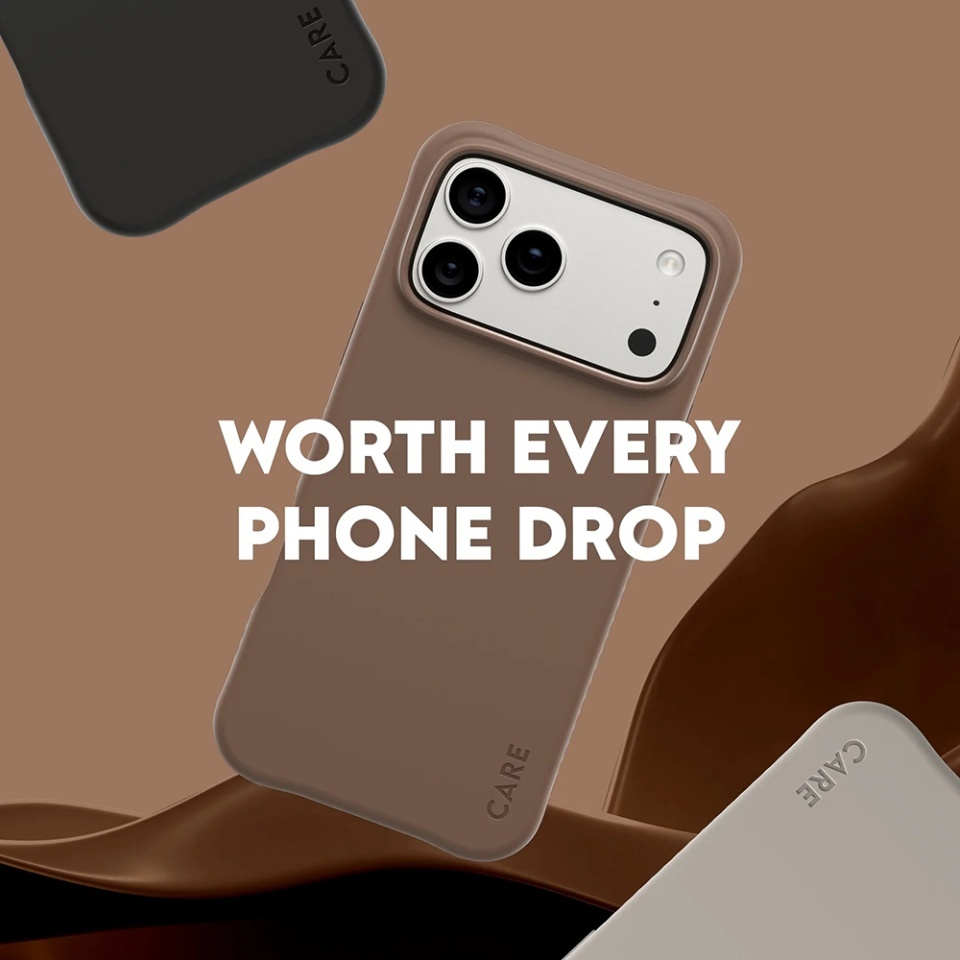 Husa pentru iPhone 17 Air, PanzerGlass, CARE Fashionable Case, Silicon Soft Touch Slim Eco-Friendly cu Protectie Avansata si Compatibilitate Wireless, Antialunecare, Antiamprenta, Maro - 3 | YEO