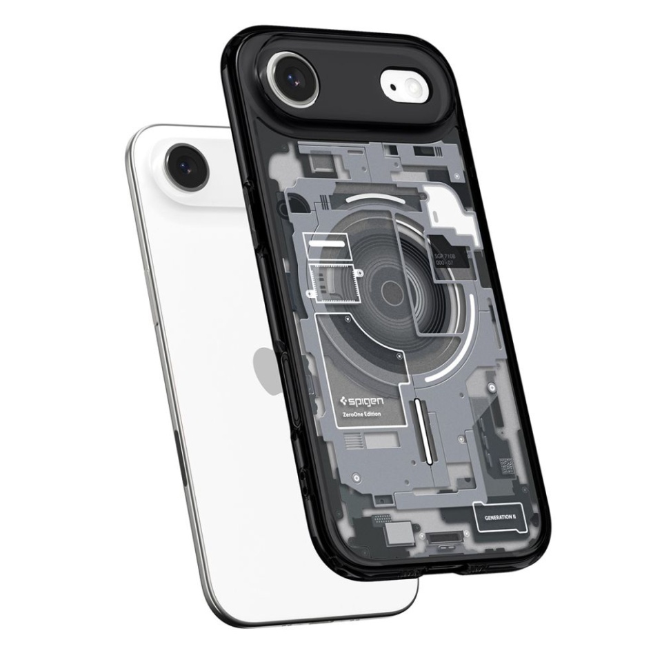 Husa pentru iPhone 17 Air, Spigen Ultra Hybrid Zero One - Negru - 3 | YEO