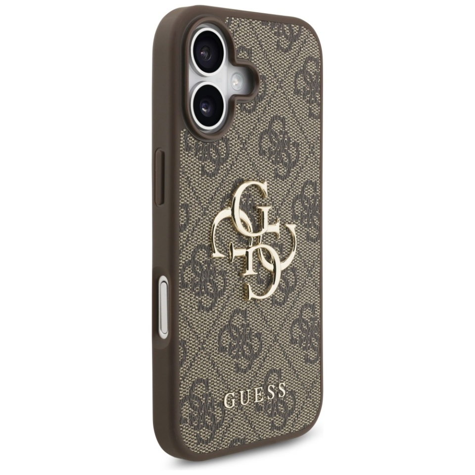 Husa pentru iPhone 17, Guess Hardcase 4G Big Logo, Protectie Slim, Compatibila, Maro - 2 | YEO