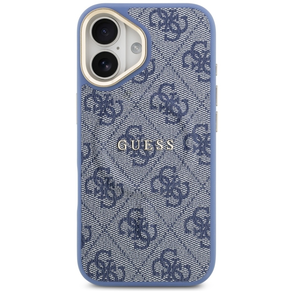Husa pentru iPhone 17, Guess, Hardcase 4G Classic MagSafe, Albastru - 3 | YEO