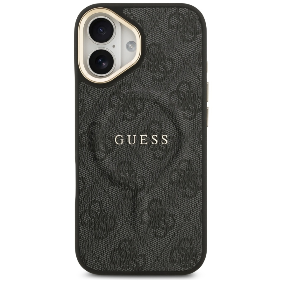 Husa pentru iPhone 17, Guess, Hardcase 4G Classic MagSafe, Negru - 3 | YEO