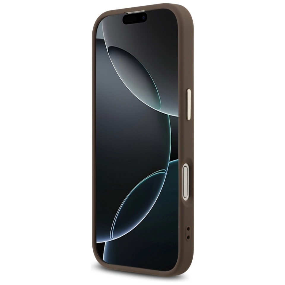 Husa pentru iPhone 17, Guess Hardcase Guess Big 4G Classic Logo, Protectie Slim, Compatibila, Maro - 3 | YEO