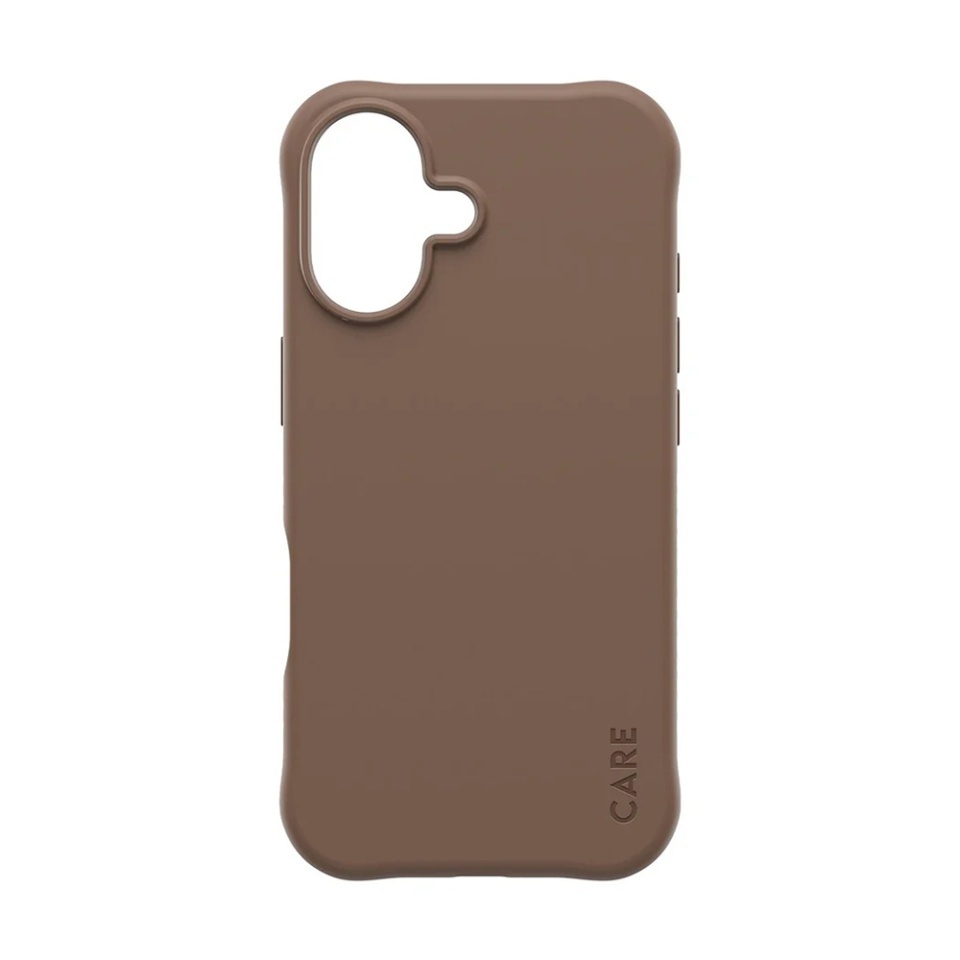 Husa pentru iPhone 17, PanzerGlass, CARE Fashionable Case, Silicon Soft Touch Slim Eco-Friendly cu Protectie Avansata si Compatibilitate Wireless, Antialunecare, Antiamprenta, Maro - 1 | YEO