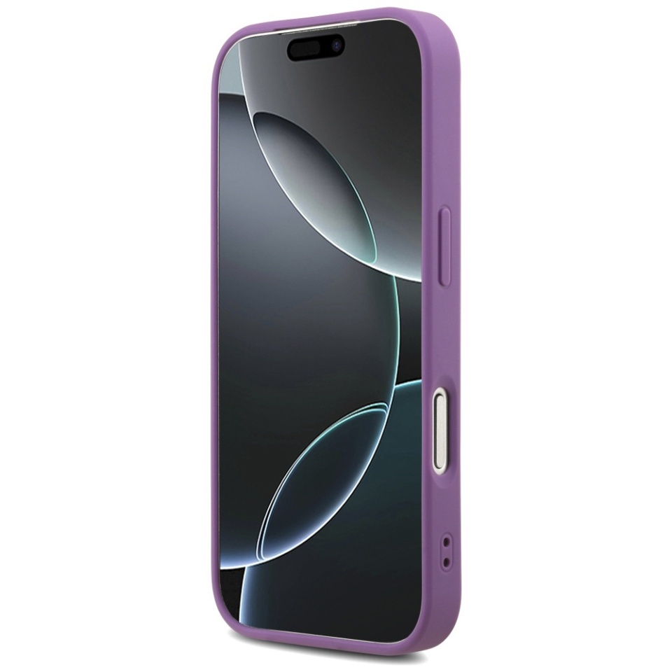 Husa pentru iPhone 17 Pro, Glitter Fixed Big 4G, Protectie Slim, Guess, Violet - 2 | YEO