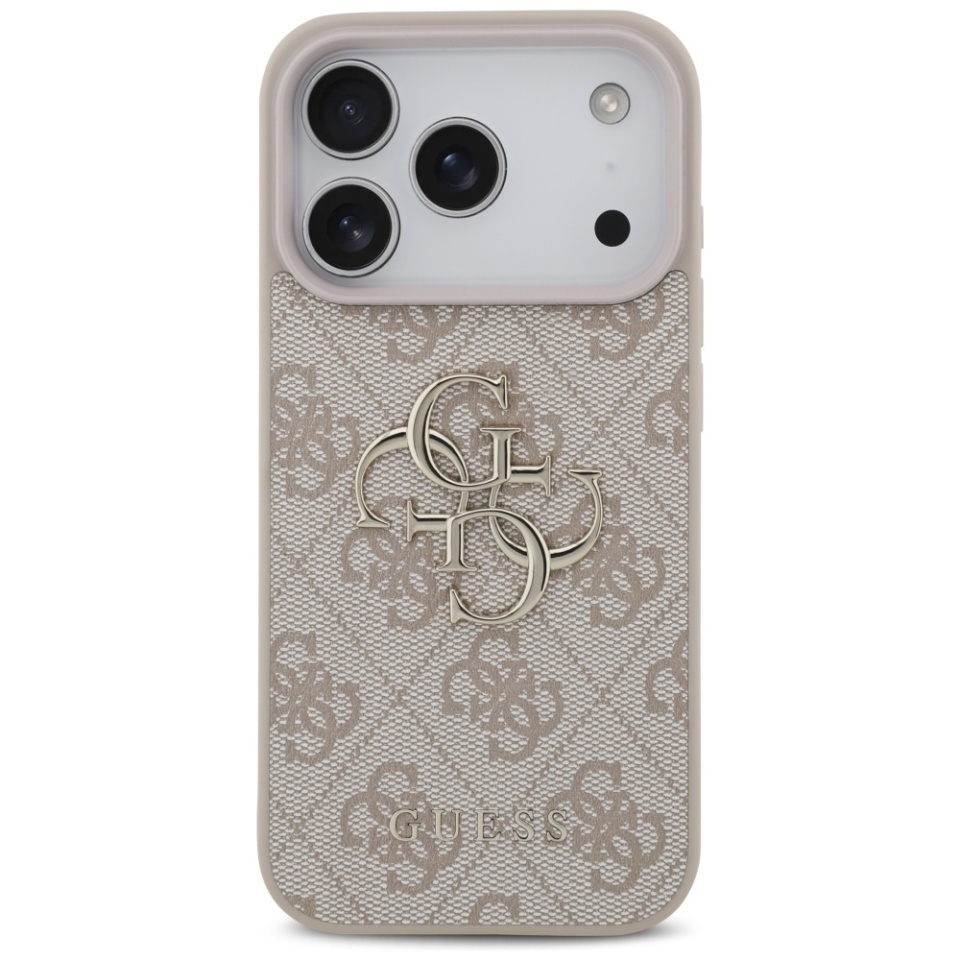 Husa pentru iPhone 17 Pro, Guess Hardcase 4G Big Logo, Protectie Slim, Compatibila, Roz - 3 | YEO