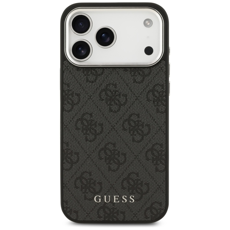 Husa pentru iPhone 17 Pro Max, Hardcase 4G Classic Logo MagSafe, Negru - 1 | YEO