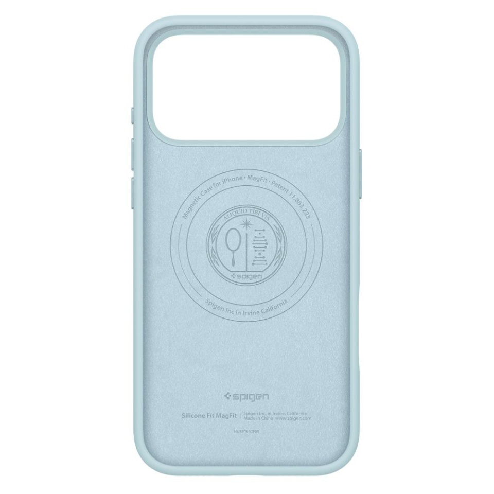 Husa pentru iPhone 17 Pro Max, Spigen Silicone Fit MagSafe, Bleu - 3 | YEO