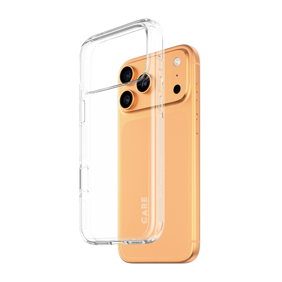 Husa pentru iPhone 17 Pro, PanzerGlass, CARE Flagship Urban Explorer, Anti-Soc 4.8m, Anti-Ingalbenire, Design Slim, Compatibila MagSafe, Transparenta