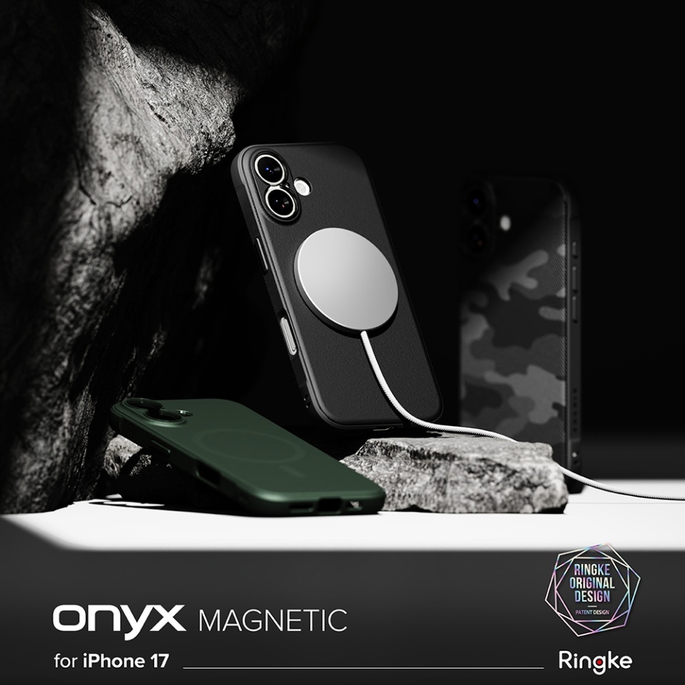 Husa pentru iPhone 17, Ringke Onyx, Verde - 7