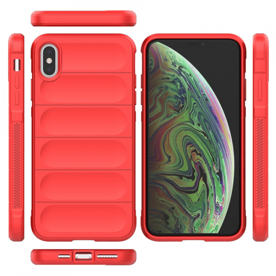 Husa pentru iPhone X, iPhone 10 / XS eleganta, din silicon mat, SKDR Vogue - Negru - 1 | YEO