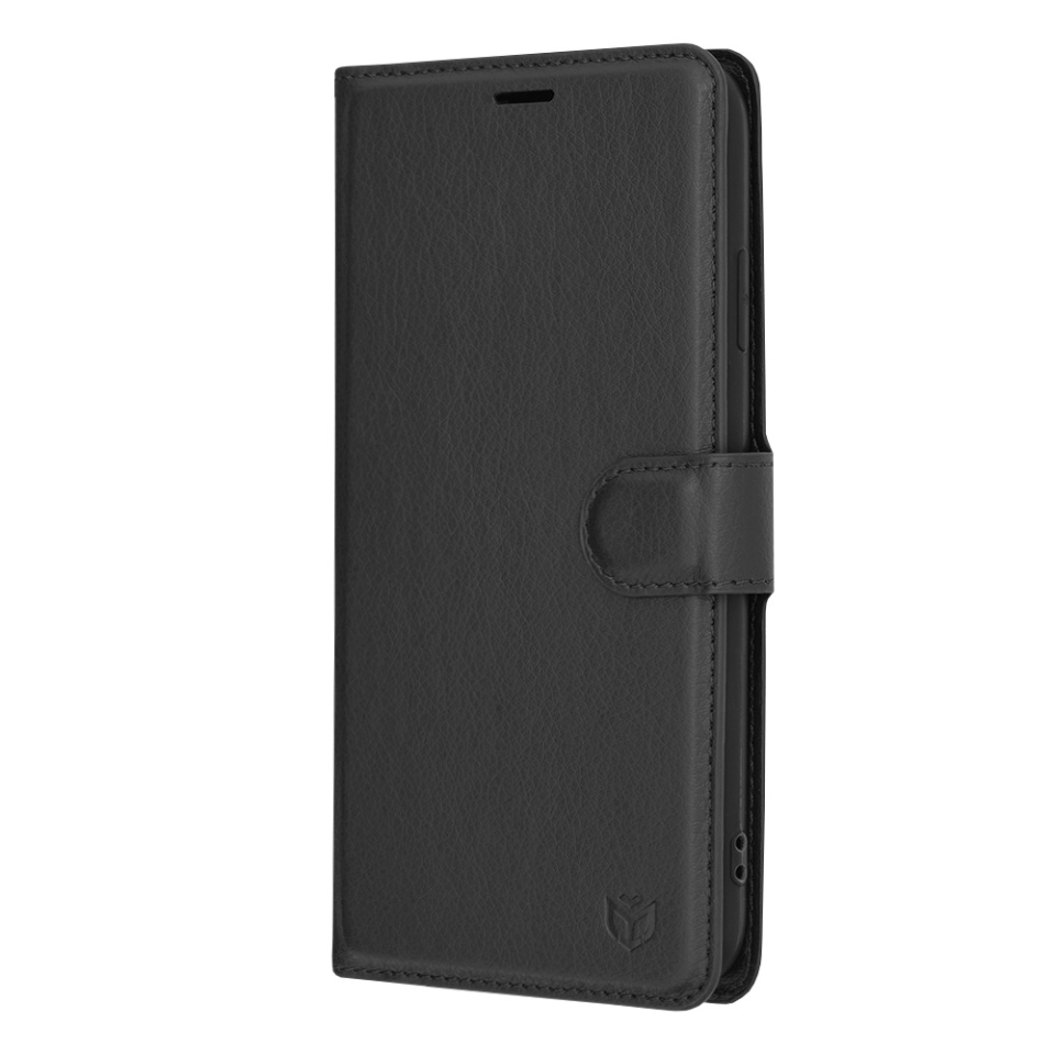 Husa pentru iPhone XS Max tip Carte, cu Portofel Interior, Finisaje Premium, SKYDDAR Leather Wallet - Negru - 3 | YEO
