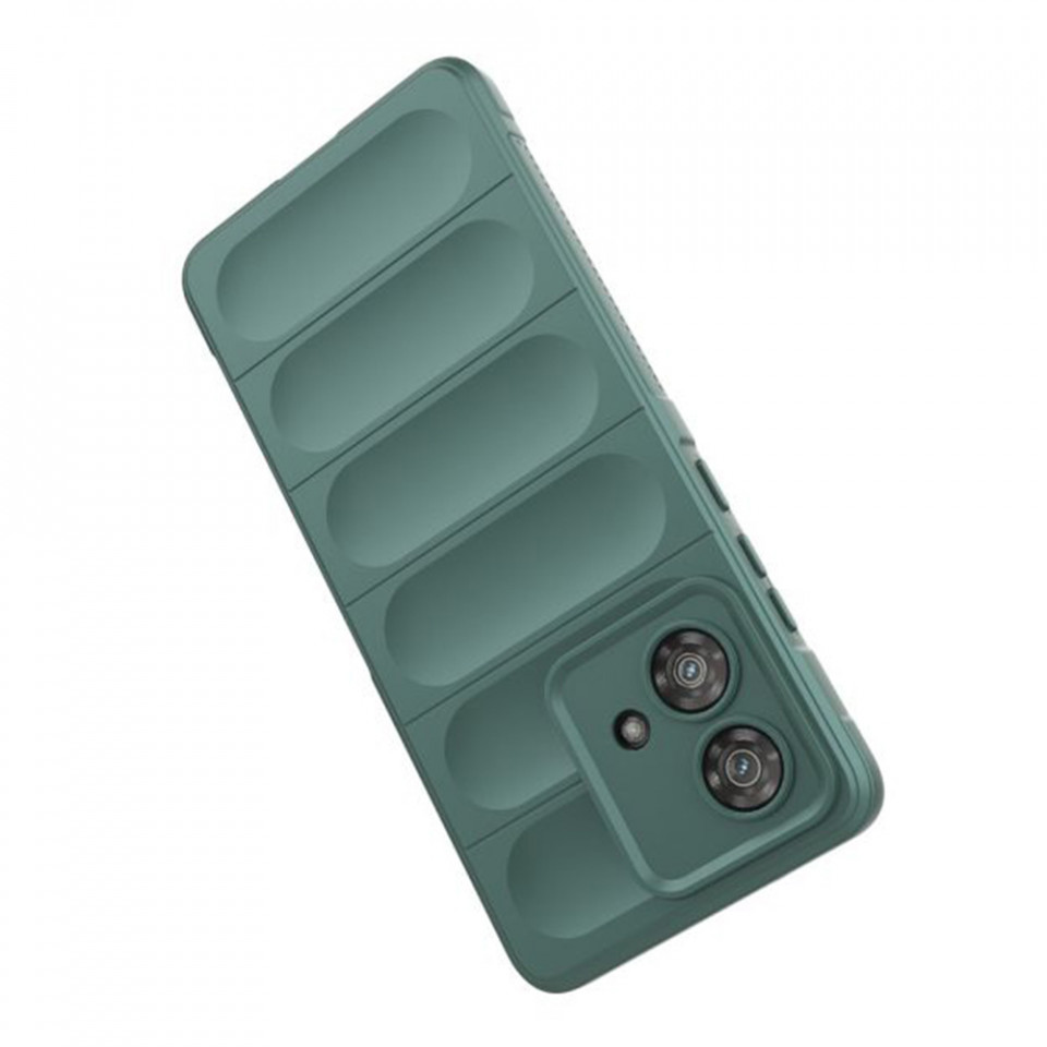 Husa pentru Motorola Edge 40 Neo eleganta, din silicon mat, SKDR Vogue - Verde - 3 | YEO