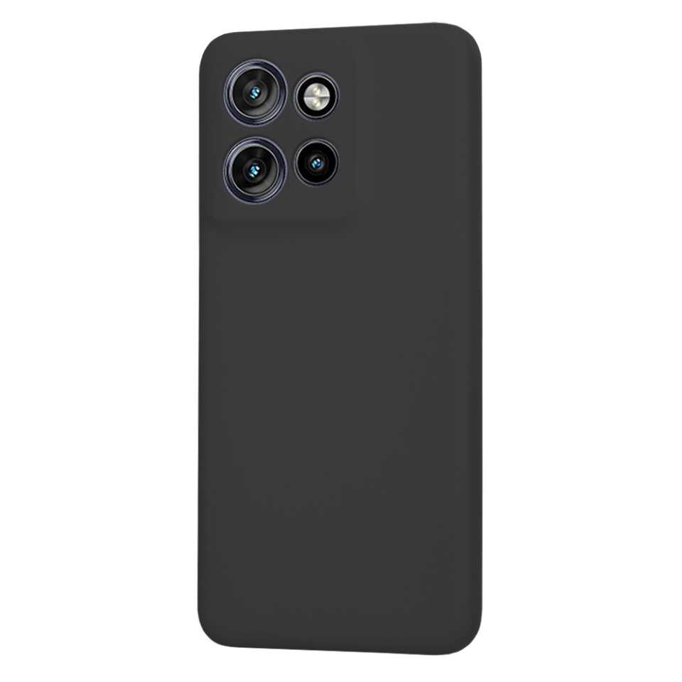 Husa pentru Motorola Edge 50 Neo / ThinkPhone 25 din Silicon Catifelat, Protectie Premium, Skyddar SoftElegance Magsafe - Negru - 1 | YEO