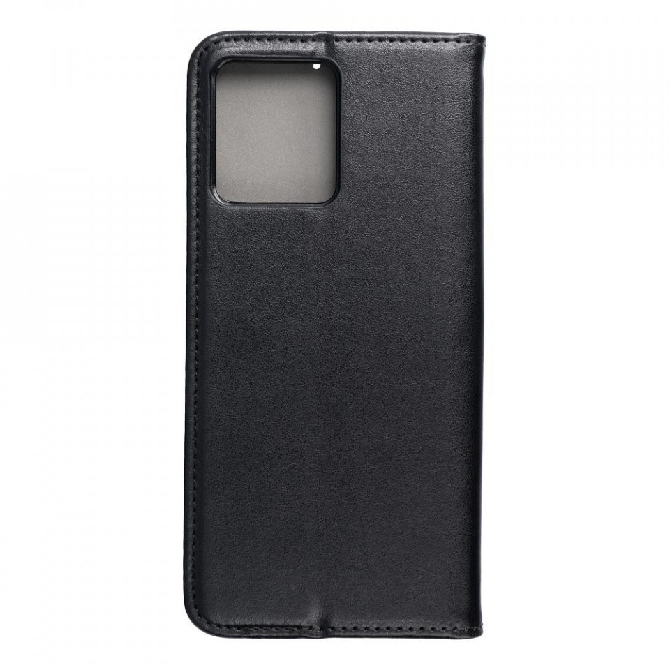 Husa pentru Motorola Moto E22 / E22i tip carte, Skyddar Smart Magnet - Negru - 1 | YEO