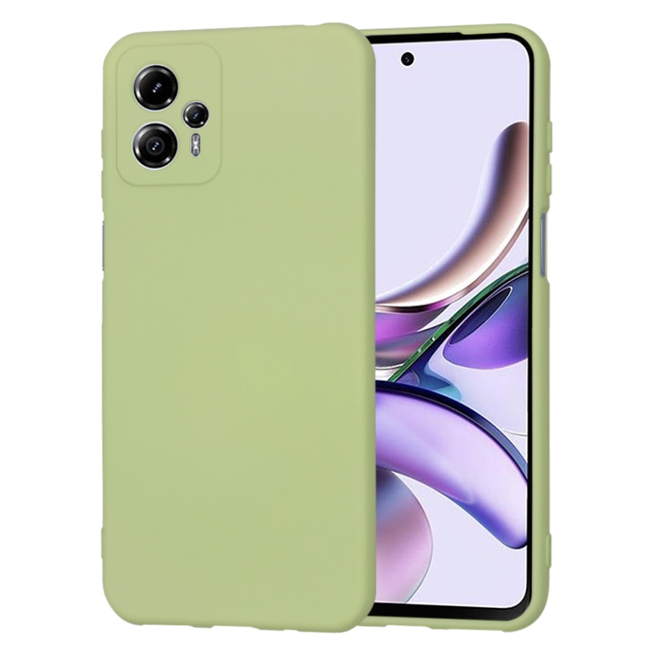 Husa pentru Motorola Moto G13 din Silicon Catifelat, Protectie Premium, Skyddar SoftElegance - Verde