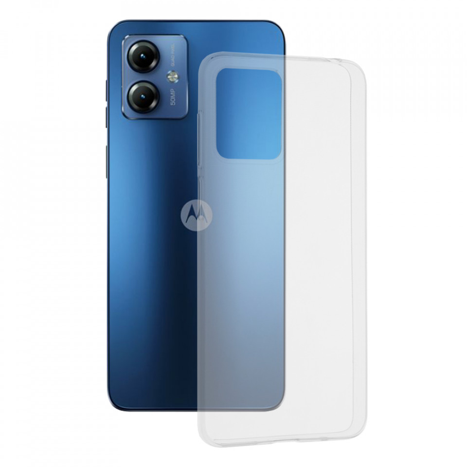 Husa pentru Motorola Moto G14 - Techsuit Clear Silicone - Transparent