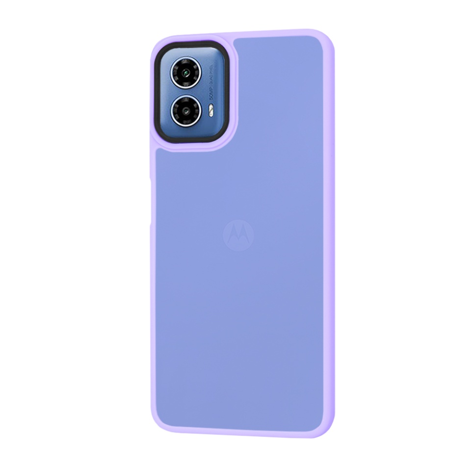 Husa pentru Motorola Moto G34, ce Absoarbe Cele mai Aspre Socuri, Skyddar Frosted - Mov deschis - 1 | YEO