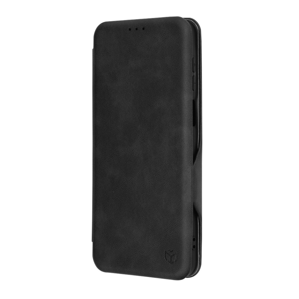 Husa pentru Motorola Moto G55, SKYDDAR INNOVATION, Safe Wallet tip carte din Piele Ecologica, Suport Carduri, Inchidere Magnetica, Negru, set cu sticker - 3 | YEO