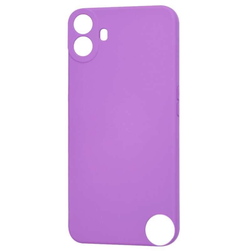 Husa pentru Nothing CMF Phone 1 din Silicon Catifelat, Protectie Premium, Skyddar SoftElegance - Mov - 3 | YEO