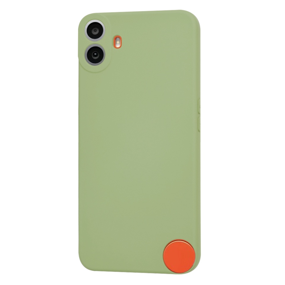 Husa pentru Nothing CMF Phone 1 din Silicon Catifelat, Protectie Premium, Skyddar SoftElegance - Verde - 2 | YEO