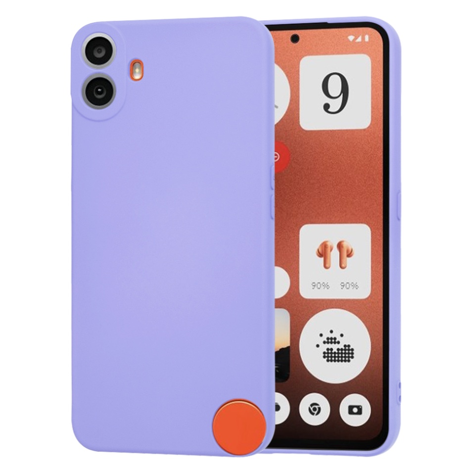 Husa pentru Nothing CMF Phone 1 din Silicon Catifelat, Protectie Premium, Skyddar SoftElegance - Violet - 6