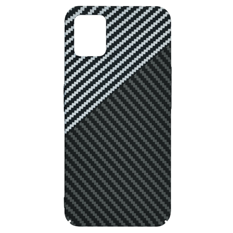Husa pentru Nothing Phone (1), SKYDDAR INNOVATION, textura carbon, Carbonite FiberShell, set cu sticker, Gri, - 3 | YEO