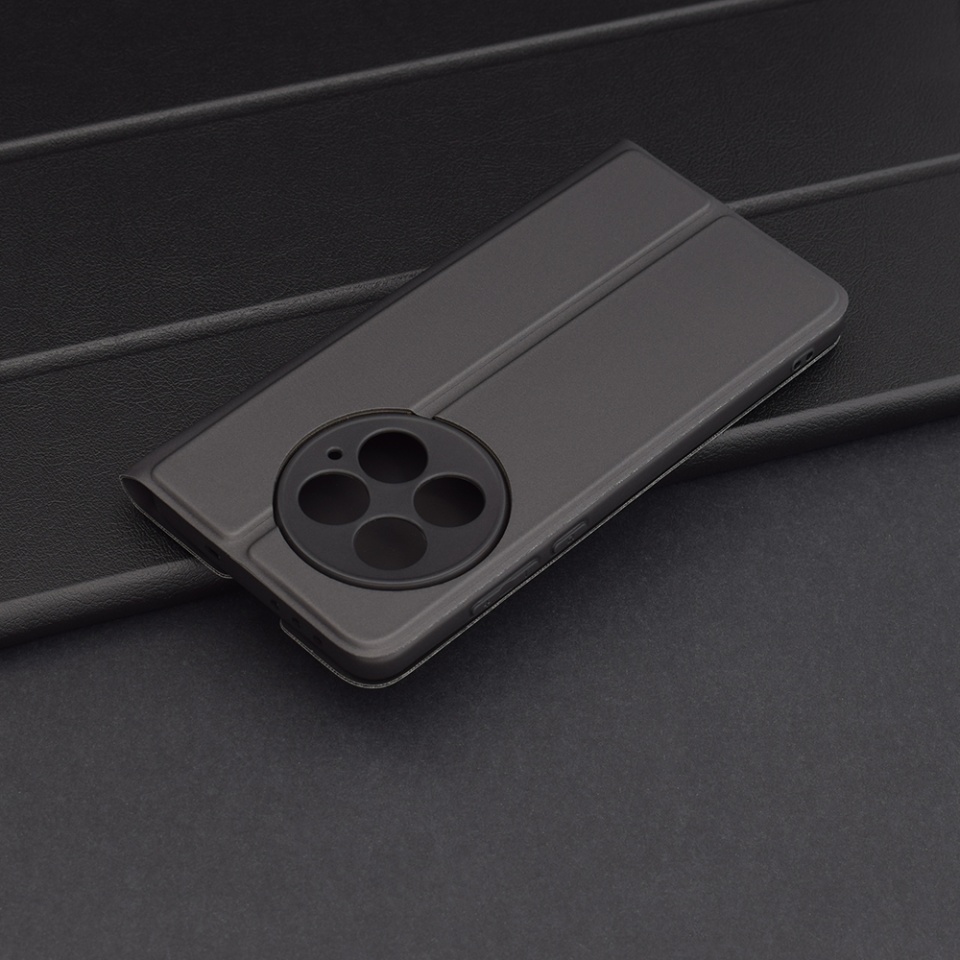 Husa pentru OnePlus 13, SKYDDAR INNOVATION, Magskin Book, tip Carte cu Portofel Interior, set cu sticker, Negru - 3 | YEO