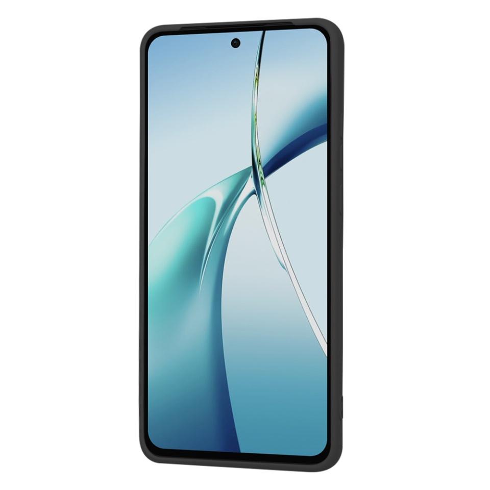 Husa pentru OnePlus Nord CE4 Lite din Silicon Catifelat, Protectie Premium, Skyddar SoftElegance - Negru - 2 | YEO