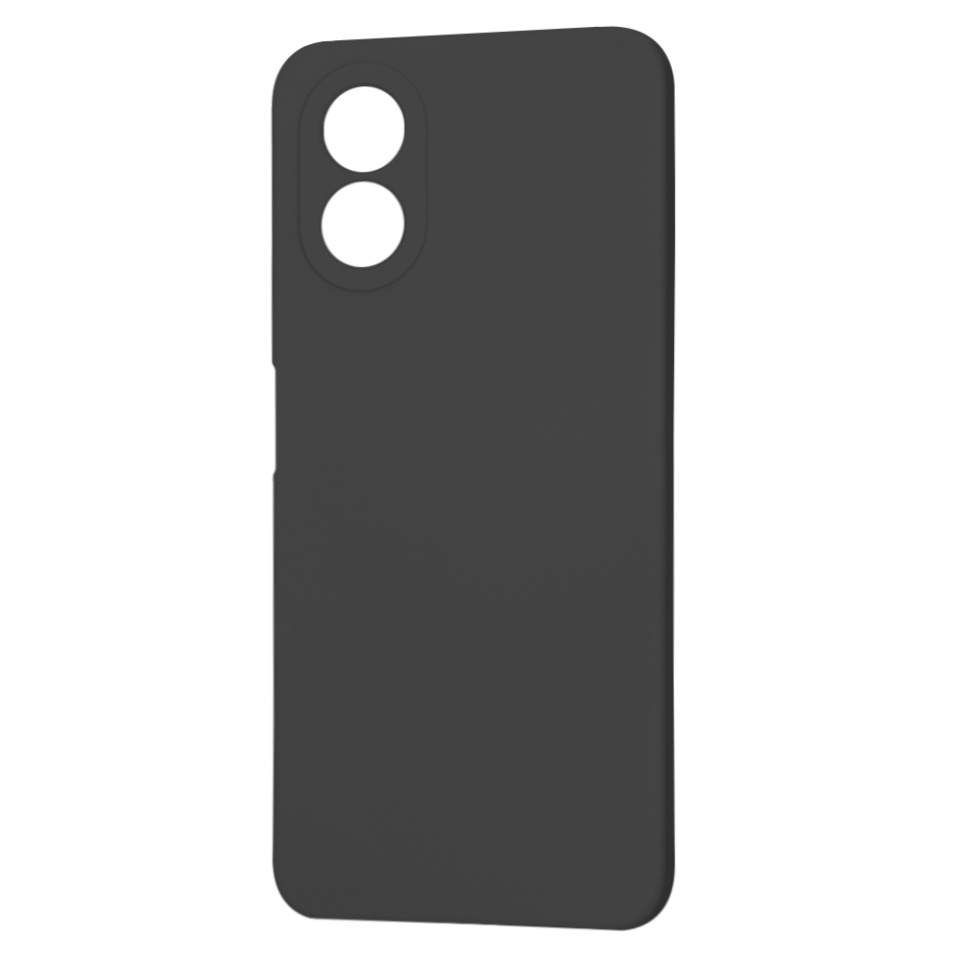 Husa pentru Oppo A38 / A18 din Silicon Catifelat, Protectie Premium, Skyddar SoftElegance - Negru - 1 | YEO