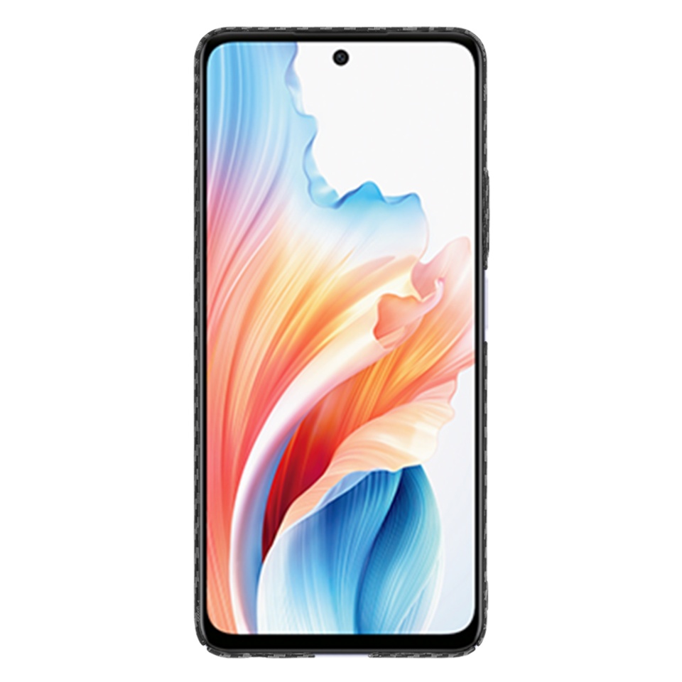 Husa pentru Oppo A79 5G / OnePlus Nord N30 SE, Finisaj Premium cu Textura de Carbon, Design Elegant, SKDR CarbonFlex - Negru - 1 | YEO