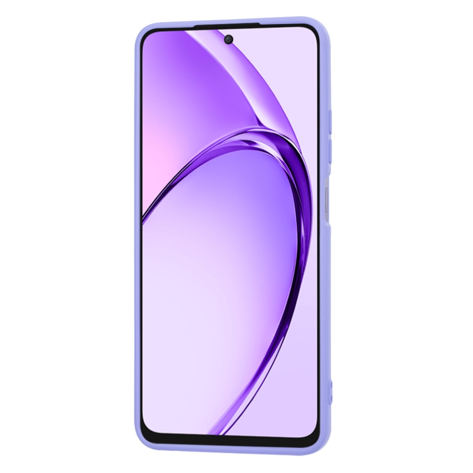 Husa pentru Oppo A80 5G din Silicon Catifelat, Protectie Premium, Skyddar SoftElegance - Violet - 3 | YEO