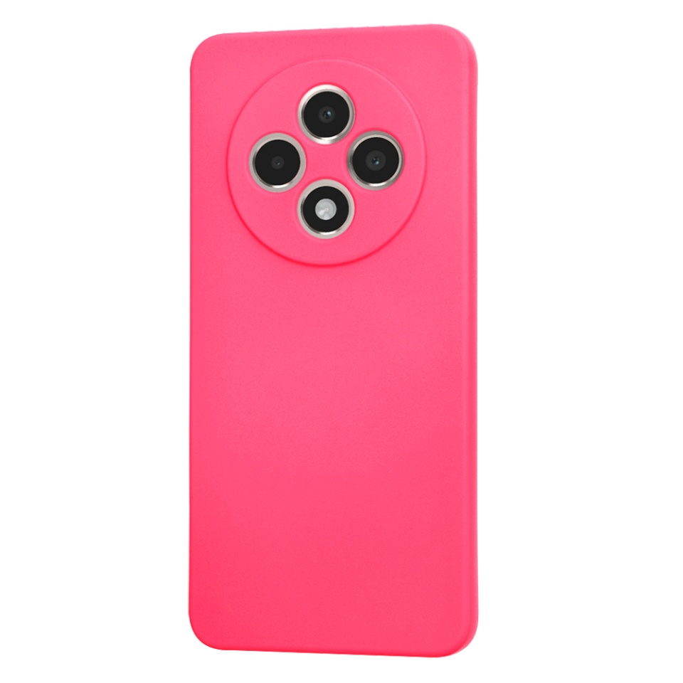 Husa pentru Oppo Reno12 F 5G / Reno12 FS / Reno12 F 4G din Silicon Catifelat, Protectie Premium, Skyddar SoftElegance - Fucsia - 2 | YEO