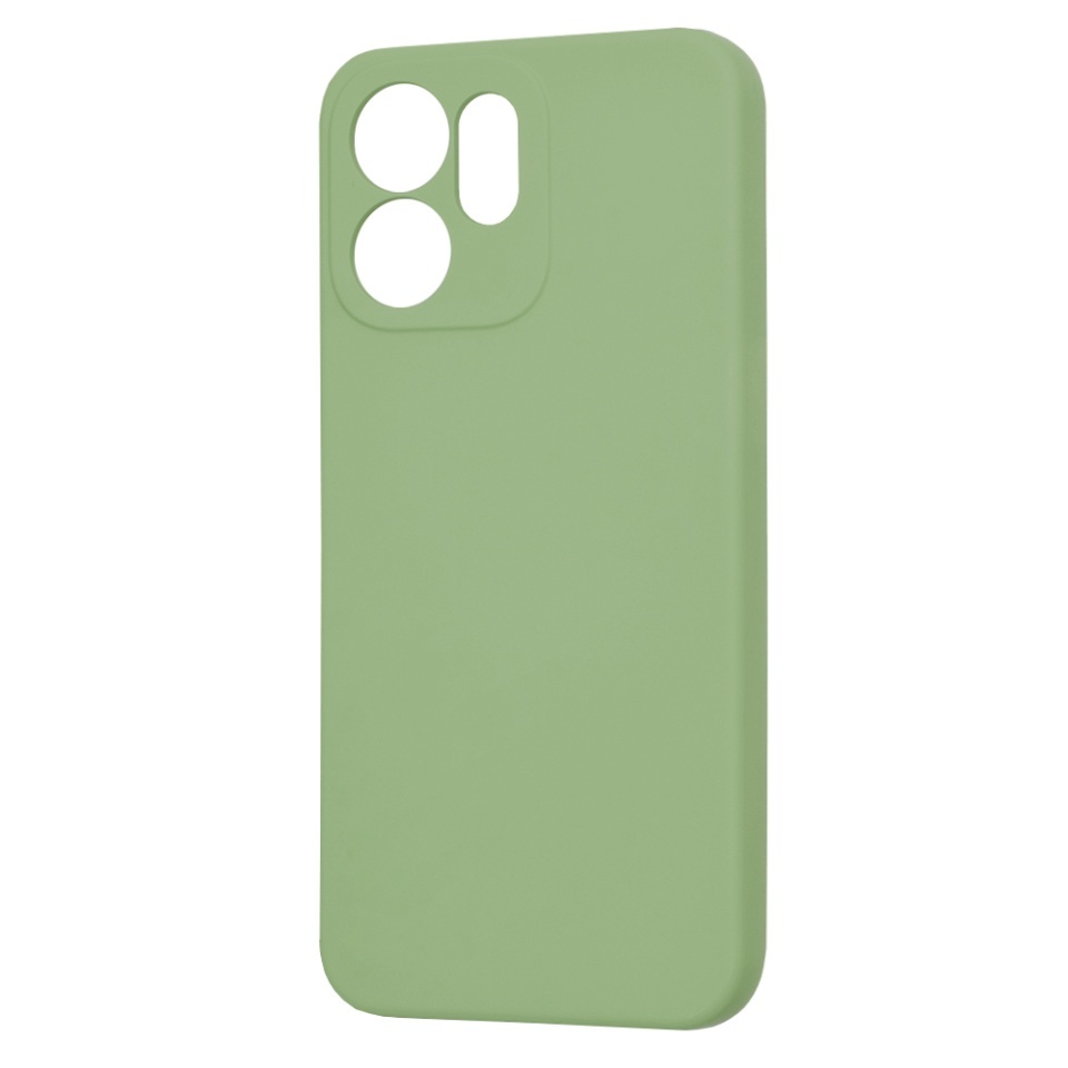 Husa pentru Oppo Reno14 F, SKYDDAR INNOVATION, din Silicon Catifelat, SoftElegance, set cu sticker, Verde deschis - 3 | YEO