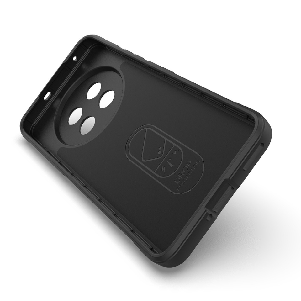 Husa pentru Realme 13 Pro / 13 Pro+ eleganta, din silicon mat, SKDR Vogue - Negru - 3 | YEO
